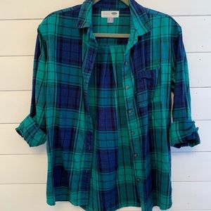 Old Navy Boyfriend Flannel - size XS